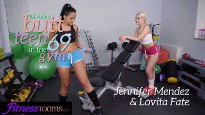 Jennifer Mendez - Big ass teen Jennifer Mendez and Lovita Fate gym lesbian 69 - sexu.com