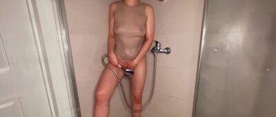 Bitch With Big Boobs Was Caught In Shower With Dildos - hclips.com
