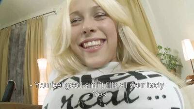 Amazing blonde German teen adores cum in her asshole - sunporno.com - Germany