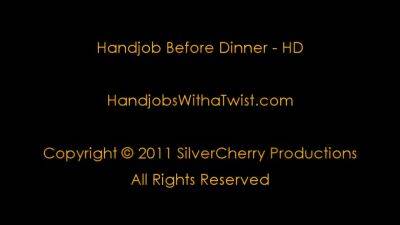 Silver Cherry - Silver Cherry In Handjobs - Handjob Before Dinner - hotmovs.com