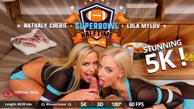 Lola Myluv - Nathaly Cherie - George Lee - Super Bowl halftime - txxx.com - Czech Republic