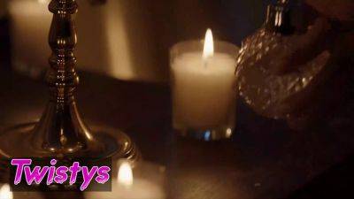 Alina Lopez - Abbie Maley - Alina Lopez and Abbie Maley finger and lick each other's wet pussies by candlelight - sexu.com