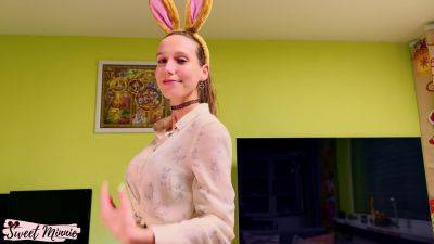 Cute Big Boobs Bunny Delivers Awesome Easter Blowjob - Sweet Minnie - hclips.com
