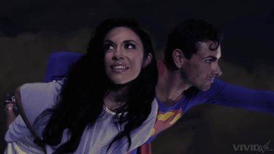 Superman's weakness is kryptonite and brunettes with shaved pussies - anysex.com
