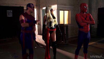 Eric Masterson - Rikki Six - Premium role play display with super heroes craving sex the hard way - hellporno.com